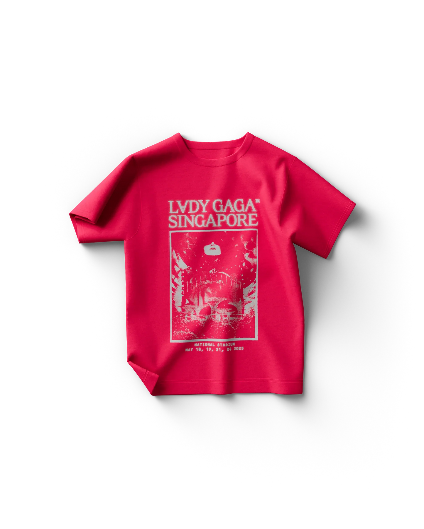 Lady Gaga Pink Singapore T-Shirt Official Merch