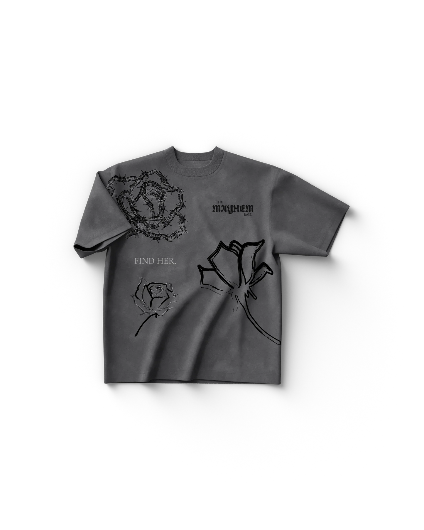 Lady Gaga Roses T-Shirt Official Merch