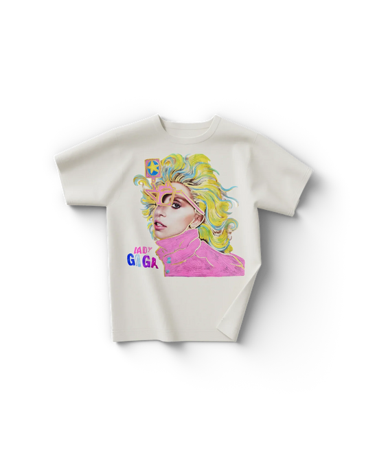 Lady Gaga ARTPOP Illustrated Glasses T-Shirt Official Merch