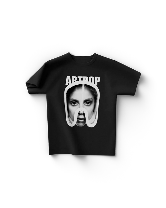 Lady Gaga ARTPOP Mask Black T-Shirt Official Merch