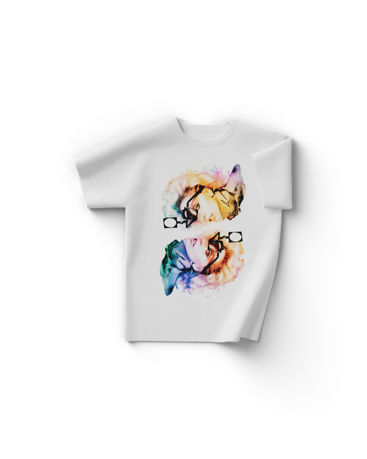 Lady Gaga ARTPOP Rainbow Reflection White T-Shirt Official Merch