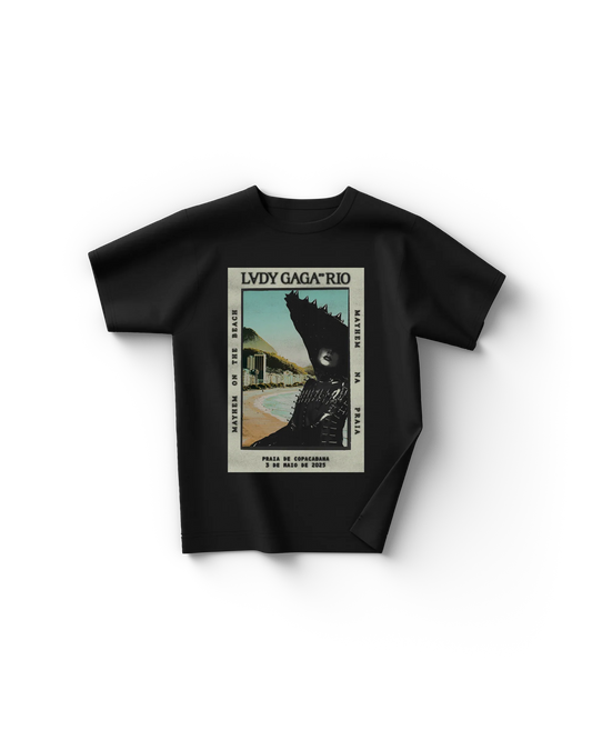 Lady Gaga Black Rio Poster T-Shirt Official Store