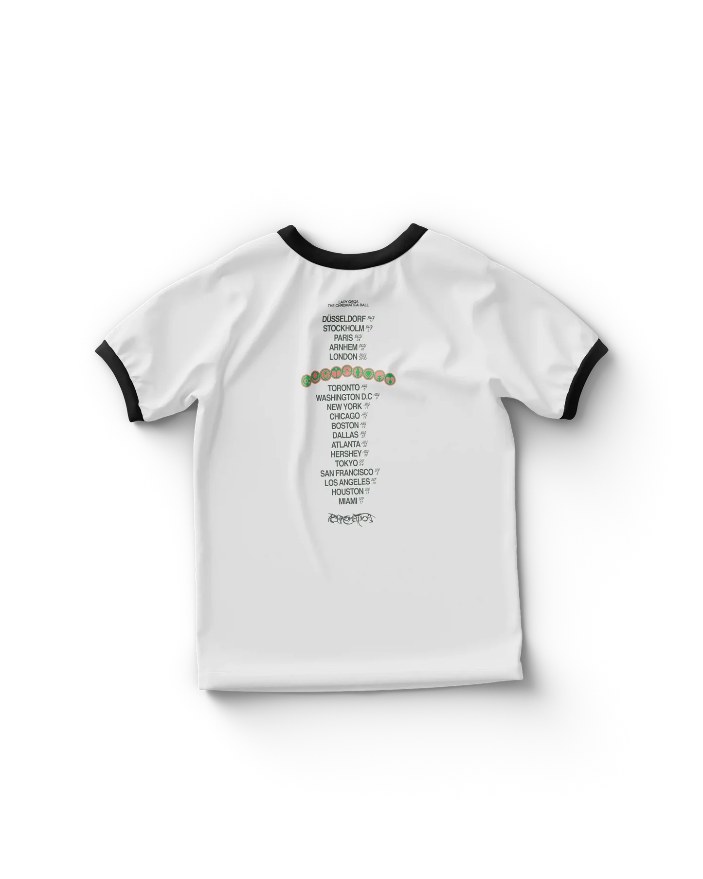 Lady Gaga Chromatica Ball Ringer T-Shirt Official Merch