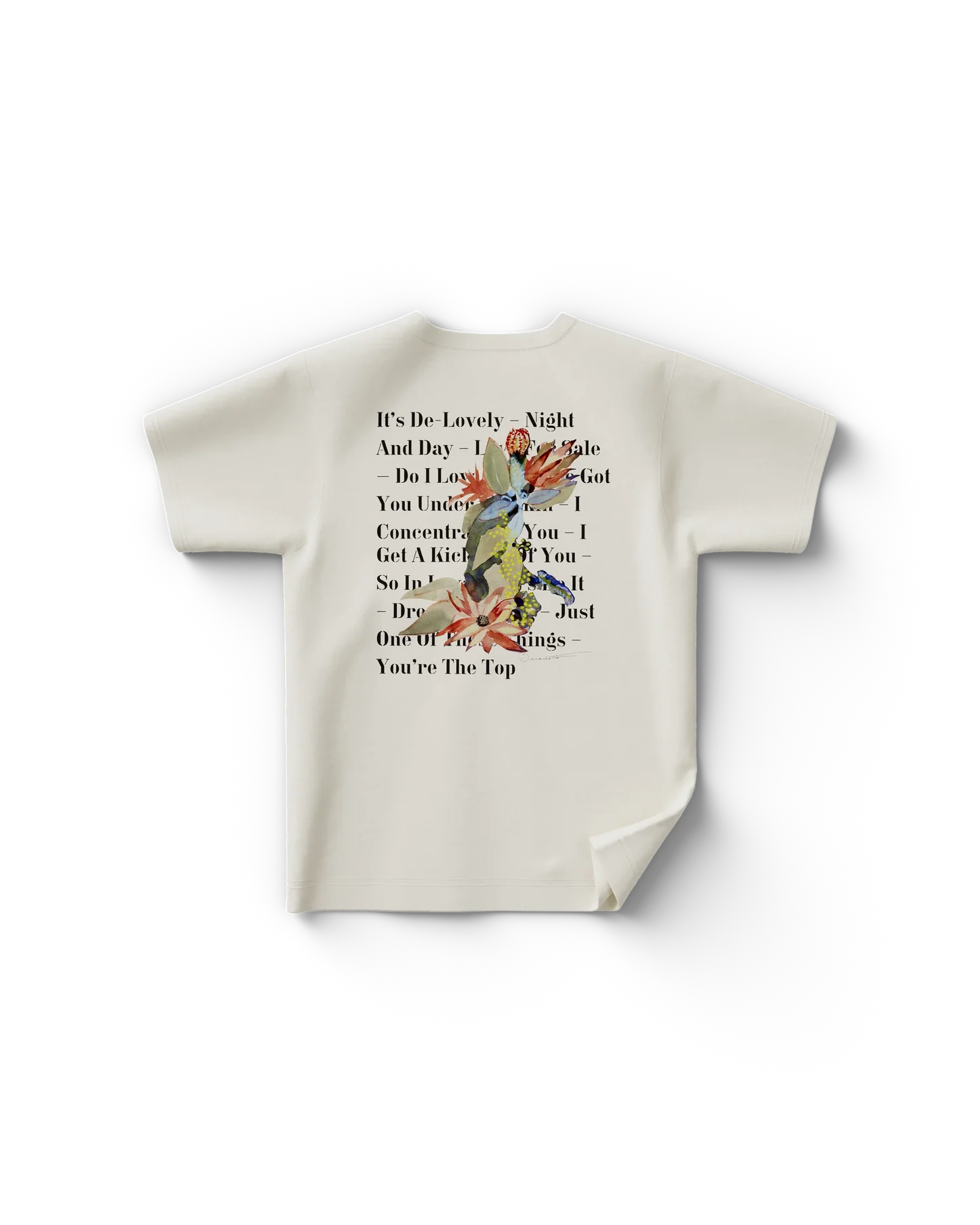 Lady Gaga Love For Sale Tracklist T-Shirt Official Merch