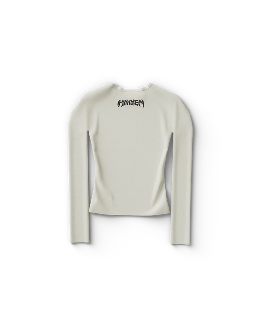 Lady Gaga Splice Fitted Longsleeve T-Shirt Official Store