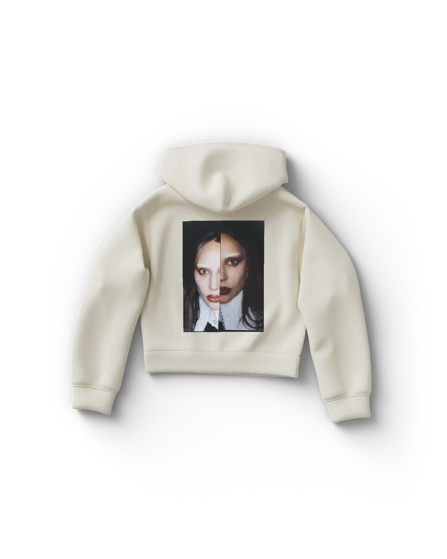 Lady Gaga Dual Photo Cropped Hoodie Official Merch