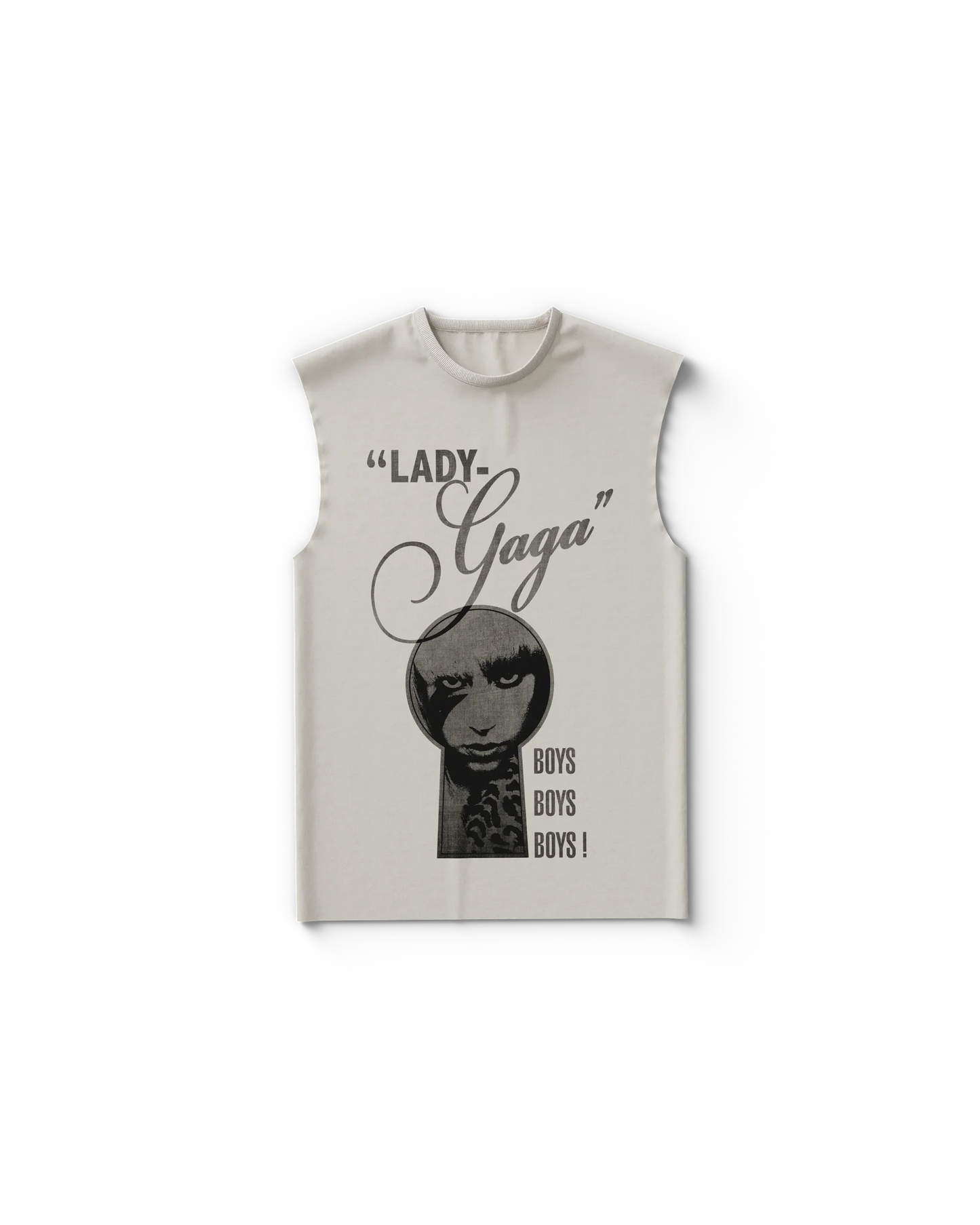 Lady Gaga Keyhole Boys Tank Official Merch