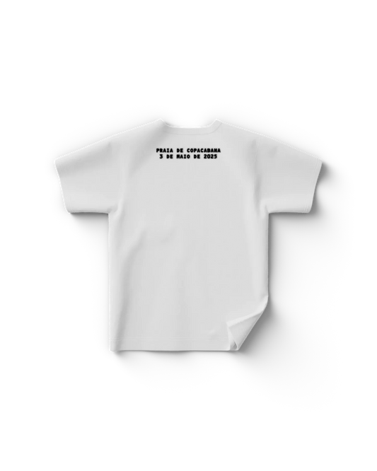 Lady Gaga White Rio Poster T-Shirt Official Store