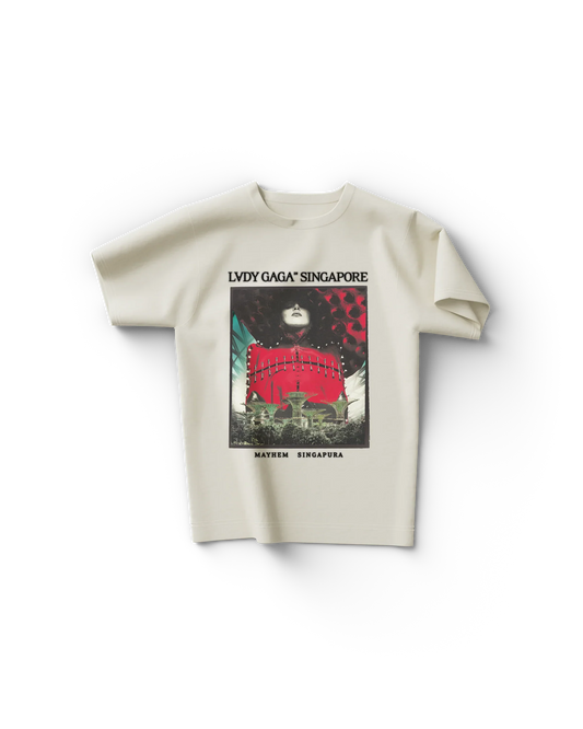 Lady Gaga Cream Singapore T-Shirt Official Store