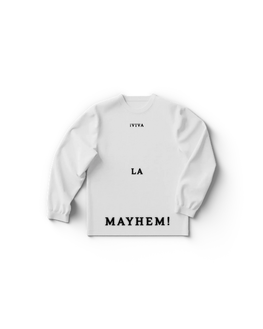 Lady Gaga White CDMX Longsleeve T-Shirt Official Merch
