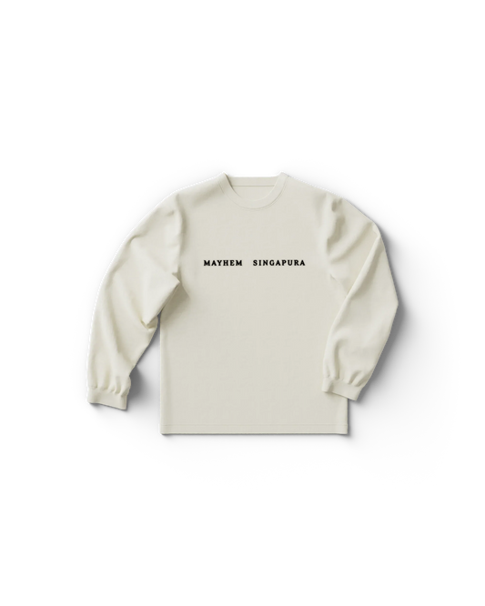 Lady Gaga White Singapore Longsleeve T-Shirt Official Store