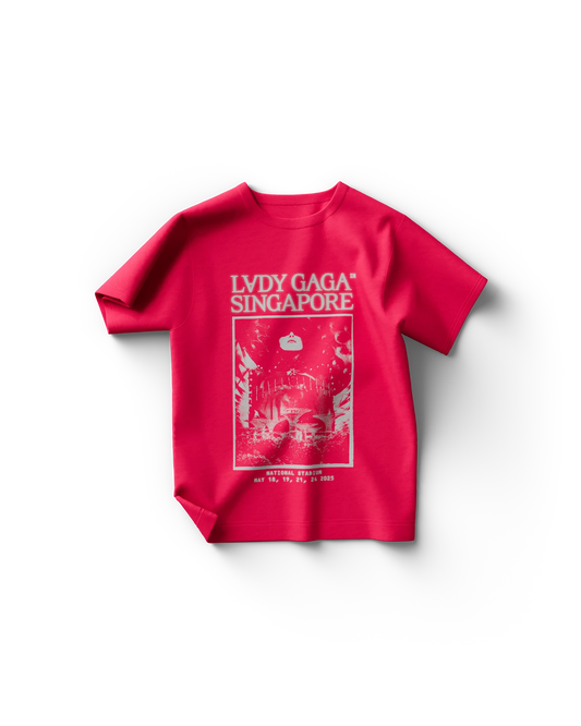 Lady Gaga Pink Singapore T-Shirt Official Merch