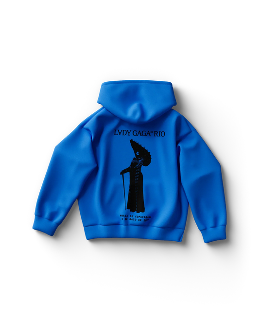 Lady Gaga Blue Rio Silhouette Hoodie Official Merch