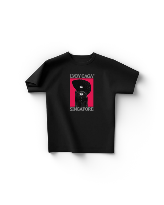 Lady Gaga Black Singapore T-Shirt Official Store