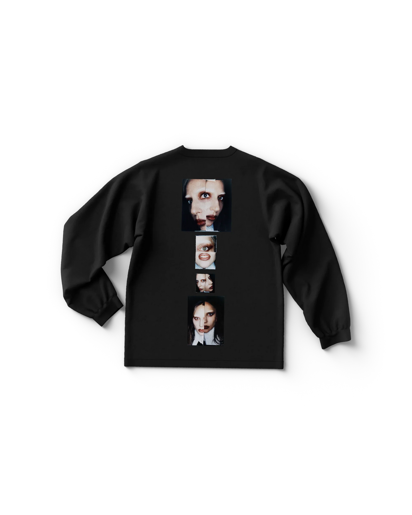 Lady Gaga Stacked Photo Longsleeve T-Shirt Official Store