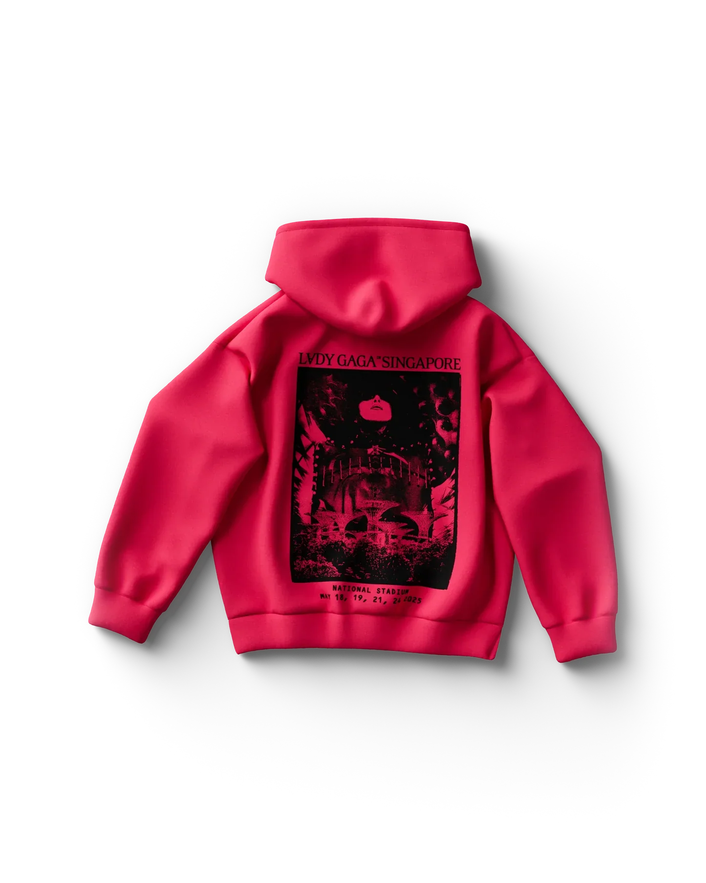 Lady Gaga Pink Singapore Hoodie Official Merch