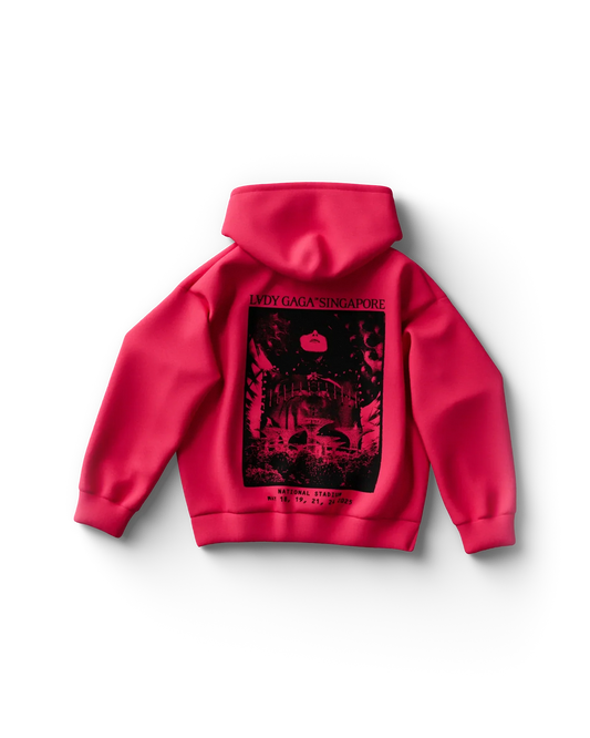 Lady Gaga Pink Singapore Hoodie Official Merch