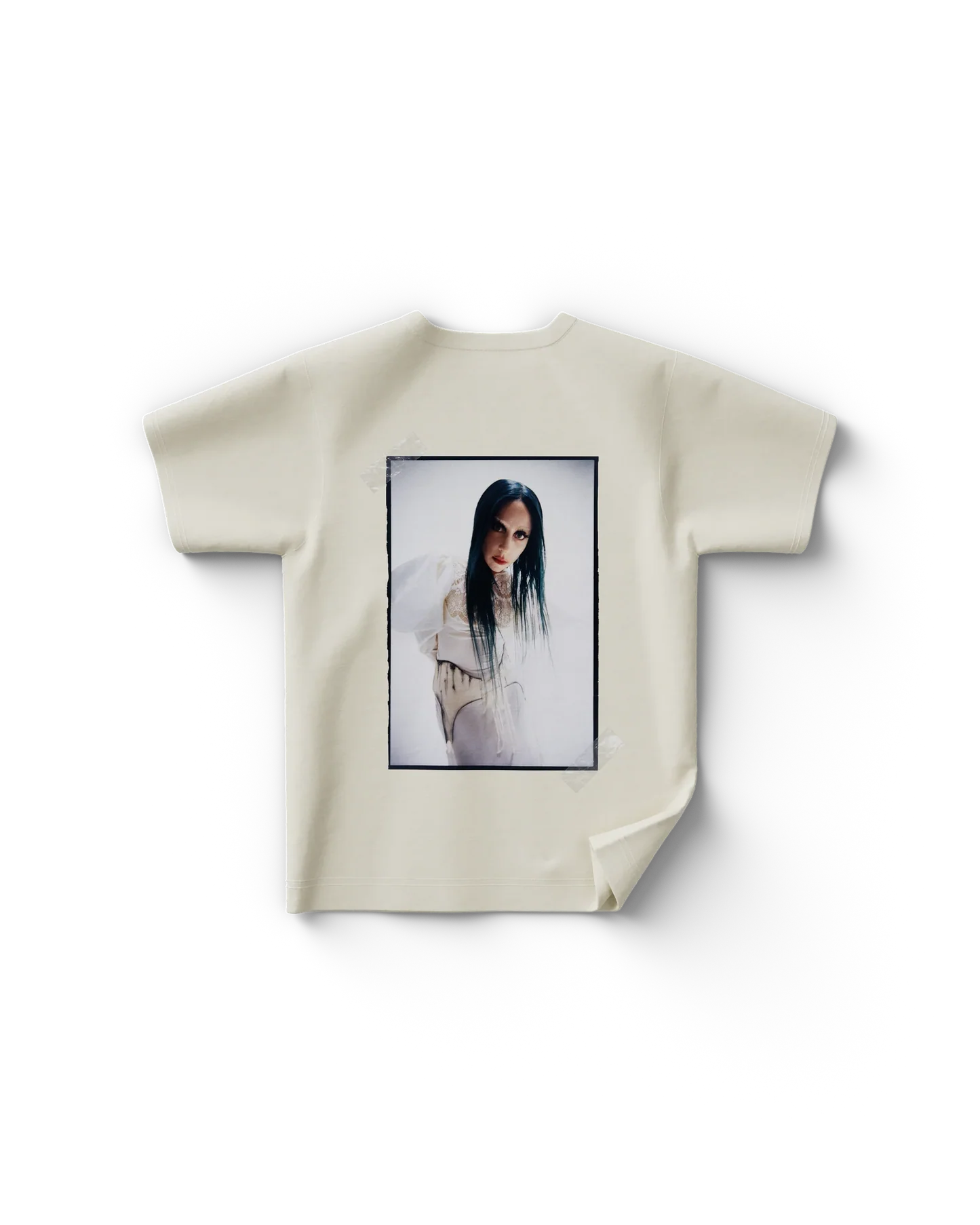 Lady Gaga Cream Photo T-Shirt Official Store