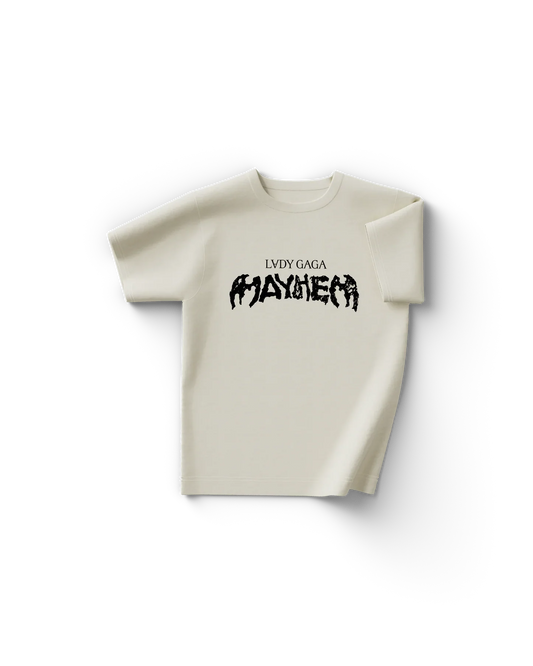 Lady Gaga Cream Photo T-Shirt Official Store